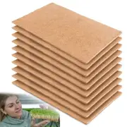 10PCS Jute Microgreens Grow Mats,10"x 20" Hemp Grow Mats for Microgreens, Mic...