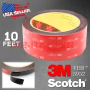 Genuine 3M VHB #5952 Double-Sided Mounting Foam Tape Automotive Car 40mmx10FT