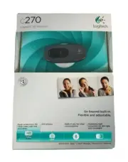 Logitech HD Webcam C270 ( 720p, Widescreen Video Calling & Recording, 3MP) NEW!!