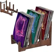 Wooden Record Holder, Vinyl Record Storage Display Stand, Wooden Album Rack, Effortless Installation, Special Present, 24cm, For Bookstore Or Home Display