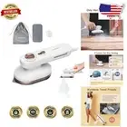 Compact Travel Iron - Dual Voltage, 3 Temp Settings, Non-Stick Ceramic Soleplate