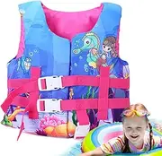 Toddler Swim Vest,Secure Comfortable Toddler Swimming Vest Pool Floats | Breathable Lightweight Swimming Training Equipment for Beach, Water Safety, Vacation, Boating