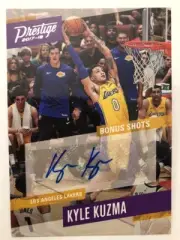 Kyle Kuzma ROOKIE AUTO 2017-18 Panini Prestige Basketball RC Bonus Shots