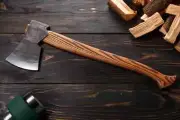 Handmade Carbon Steel Axe Hatchet Long Handle For Camping Limbing Wood Splitting