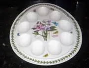 Portmeirion Botanic Garden Deviled Egg Plate Sweet Pea NEW