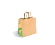 Biopak Bags Paper Small With Flat Handle Recycled (fsc) 250 Pack x 1