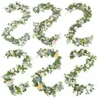 DIY Lifelike Eucalyptus Leaves Multicolor Plant Wall Wall Hanging Garland Gift