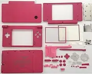 Gametown Full Housing Case Cover Shell with Buttons Kit Replacement Parts for DSi NDSi Console - Hot Pink