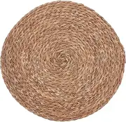 Parliky Pet Grass Mat Dog Pads Blankets Furniture Round Rug Dog Blanket Dog Mat for Couch Pet Mat for Couch Blanket for Cats Pee Pads for Dogs Crate Mat Puppy Blanket Coffee Cattail Grass