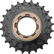 Bike Freewheel, 3 Speed 18T 21T 24T Screw On Freewheel, Compatible with Spin Hub, English Thread B1 3.75x24T Mountain Road Bike Freewheel Replacement Parts