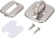 Dpofirs Anti Theft Security Anchor Base for Laptop Tablet Monitor - Heavy Duty Zinc Alloy Fixed Plate with Adhesive Screws, Desk Mount Computer Lock Hardware