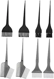 ELAYARD 8pcs Hair Dye Brush Hair Tint Applicator Hairdressing Tool for Salon Home Use Flexible Bristles for Even Application for Maintenance