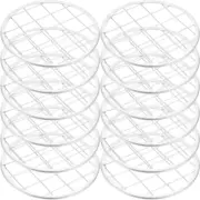 12 Pcs Pen Holder Cover Mesh Flower Arranging Grid Reusable Vase