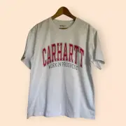 Carhartt White Tee With Red logo XL