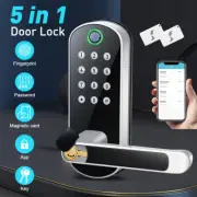 Electronic Digital Smart Fingerprint Door Lock APP Password Key Entry Door Lock