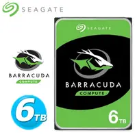 在飛比找蝦皮商城優惠-Seagate 3.5吋 6TB(BarraCuda)新梭魚