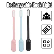 Usb Rechargeable Mini Led Book Light Clip-on Night Lights Adjustable Brightness