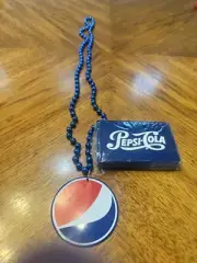 Pepsi-Cola Playing Cards and Necklace