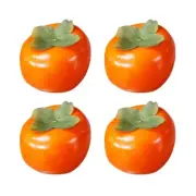 Realistic Persimmon Simulation Persimmon Fruit Decoration for Shop Display