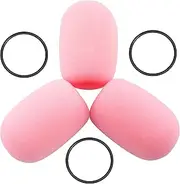 LEFXMOPHY Aviation Headset Mic Cover for Bose A20 A30, Replacement for Bose Proflight Series 2 Microphone Muff 3-Pack Pink Pop filter Foam