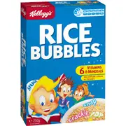 Kellogg's Rice Bubbles Puffed Rice Breakfast Cereal 250g