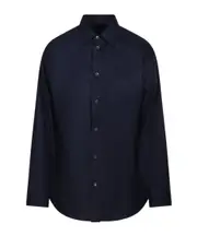 DARKPARK Anne Tailored Popeline Shirt BLUE NAVY