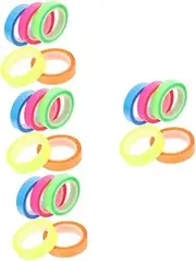 TEHAUX 4sets Book Tabs for Annotating Filing Products Page Tabs Note Paper Highlight Tapes 5rolls*4