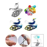 Household Yarn Guide Finger Holder Set Knitting Crochet Loop Rings