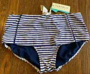 NWT Seafolly Australia Retro Starlet Pant High Waist Swim Bottom Womens US 6