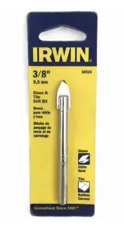 IRWIN 50524 3/8" Glass and Tile Drill Bit 3.5"