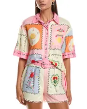 LUXE ALWAYS Linen-Blend Shirt