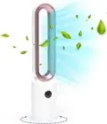 Bladeless Tower Fan 2 in1 Fan Air Purification with 70° Oscillating 24 Speed W