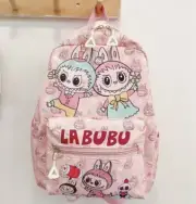 LABUBU backpack polyurethane, cotton light pink 25cm