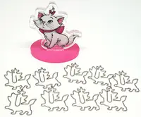 在飛比找樂天市場購物網優惠-日本正版 迪士尼 Disney 瑪麗貓 造型迴紋針組 《 可
