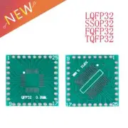 LQFP32 SSOP32 FQFP32 TQFP32 Adapter, PCB Pinboard SMD to DIP32 0.8mm 5pcs