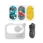 Silicone Case for Insta360 Go 3 with Neck Strap and Skin Wrap