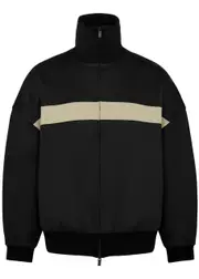 Fear OF God Striped Jersey Track Jacket - Black - L L