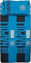 hermet SSC Napoli Queen Size Cotton Duvet Cover Set for Queen Size Bed 100% Cotton Flat Sheet + Fitted Sheet Pillowcase Official Product