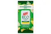 Ajax Lemon Eco Antibacterial Wipes 110 Pack x 4