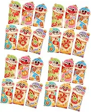 Hoement 24pcs Red Packet Envelopes Chinese New Year Cash Elegant Money Envelopes for Lunar Year
