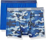 [Calvin Klein] Boys Boys' Kids Performance Boxer Brief Underwear, Multipack Boxer Briefs - Multi - X-Large