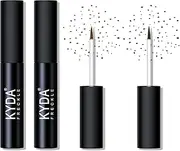 KYDA 2 Colors Liquid Freckle, Natural Freckle Makeup Pen, Longlasting Face Freckle Liquid Makeup, Soft Dot Sopt Pen Magic Freckle Color-Light Brown&Dark Brown