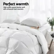 King Quilt Goose Down Feather 500GSM High Quality Warm Giselle Bedding