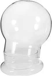 GARVALON Transparent Bottle Glass Plant Dome for DIY Micro Landscape Moss Container for Home Decor Office Accessories and Handmade