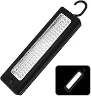 72 LED Ultra Bright Work Light, Magnetic Light with Hanging Hook,Portable Battery Operated Inspection Lamp Torches