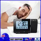 Digital Clock 180° Rotatable Projector Temperature Humidity Monitor for Bedroom