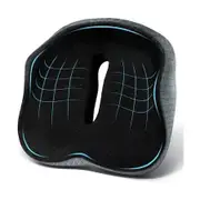 Large Seat Cushion, Supportive Memory Foam Butt Pillow for Sciatica Relief, Coccyx Seat Cushion for Tailbone for Home, Office and Car