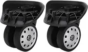 Natudeco 2Pcs Luggage Swivel Wheels Universal Luggage Wheel Replacement Suitcase Luggage Casters Luggage Porous Wheels for Luggage Replacement and Repair