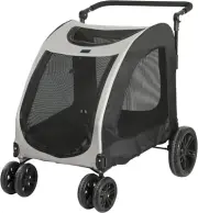 Pet Stroller – Dog Pram, Cat Carrier, Travel, Foldable, Strollers, 4 Wheels, 50K