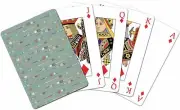 Playing Card Deck, Organic Earth Tones Themed Shell Rummel
